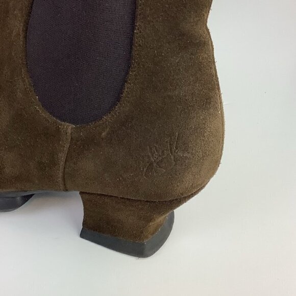 JOHN FLUEVOG DALU SUEDE CHELSEA BOOTS 8.5 - Picture 7 of 13